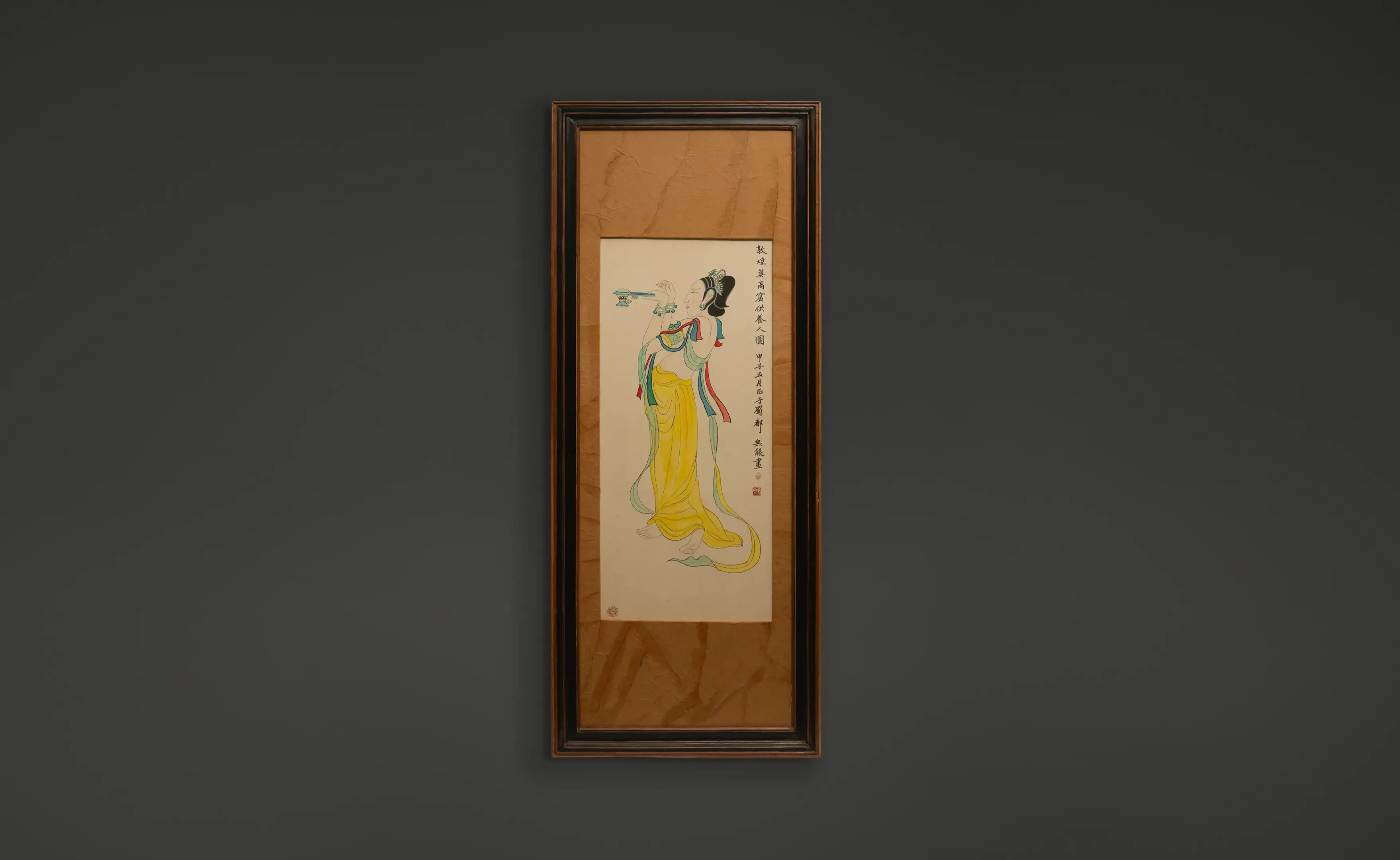 Chinese Court Ladies – Pair of Scroll Paintings