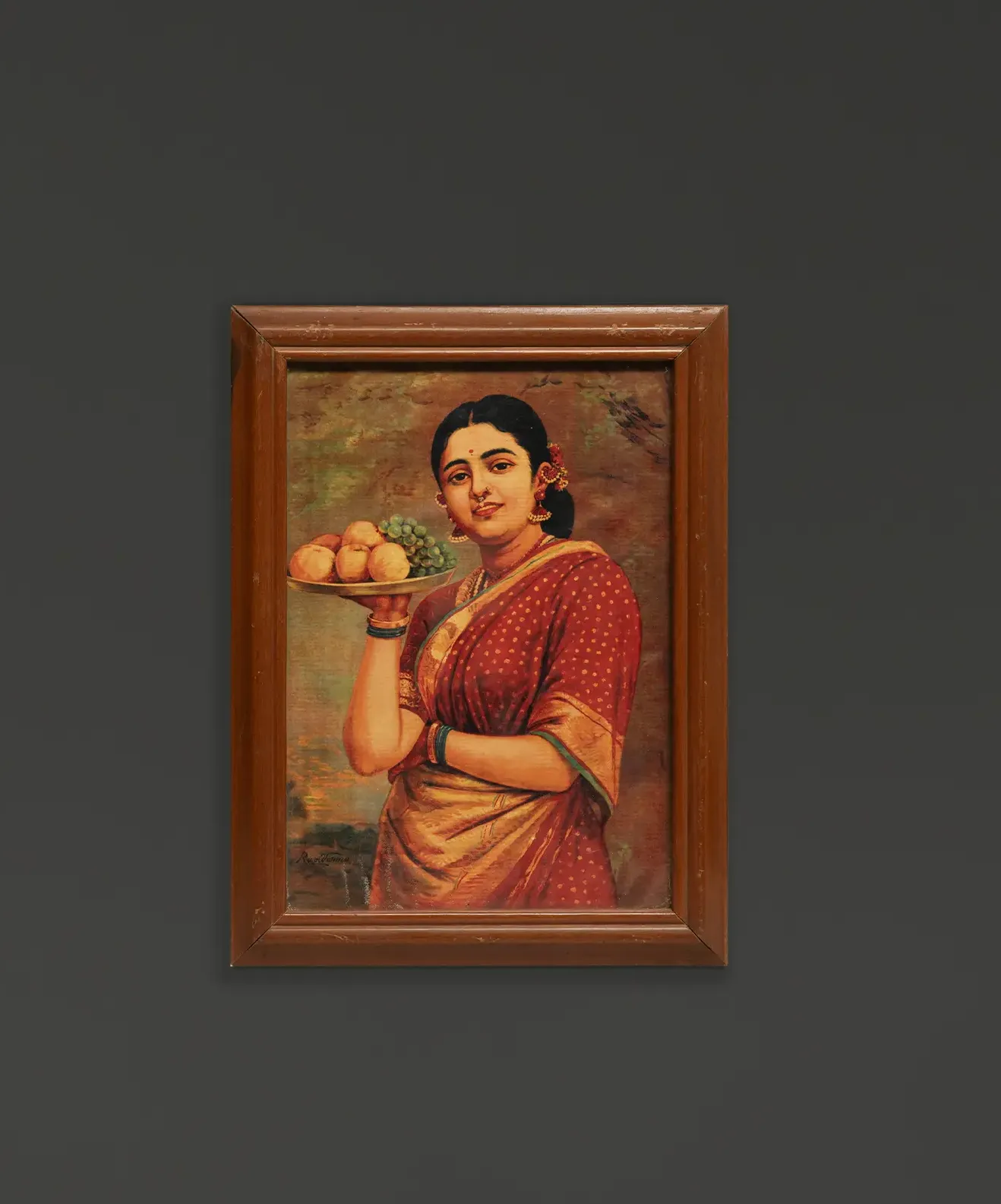 Maadri : Raja Ravi Verma Lithograph