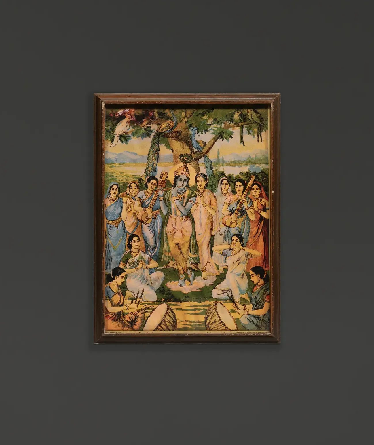 Raasleela : Raja Ravi Verma Lithograph