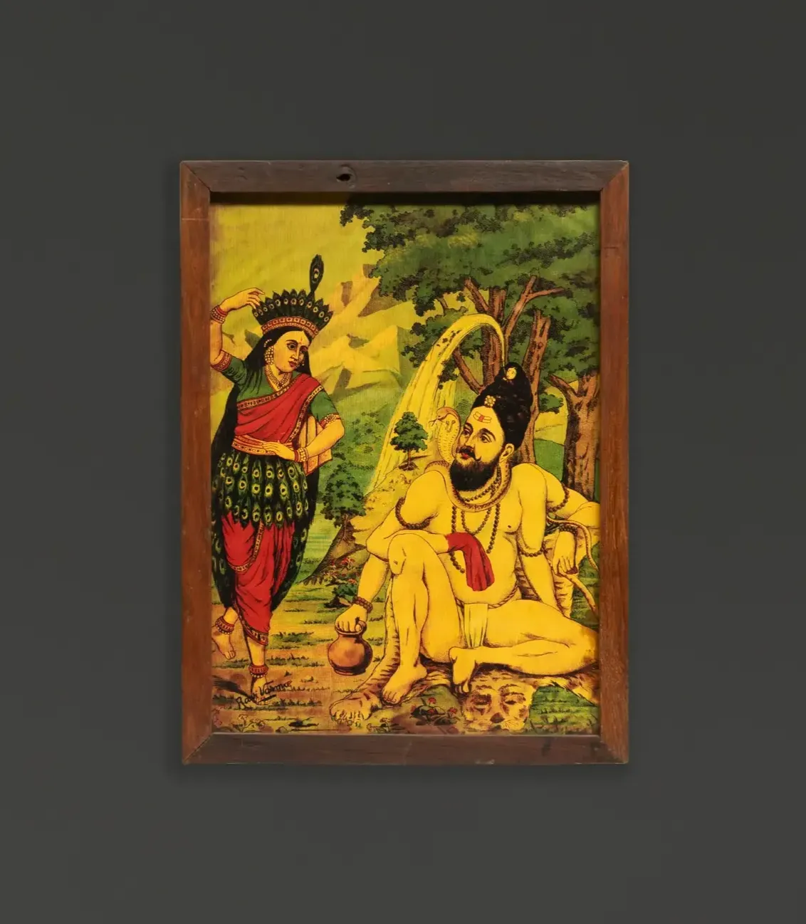 Shankar : Raja Ravi Verma Lithograph
